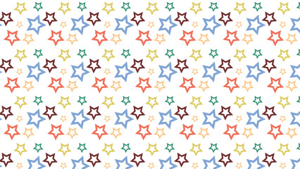 Star seamless pattern background design vector image. simple texture wallpaper geometric design