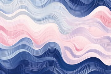Squigly lines and pattern busy sleek background using indigo pastel tones