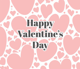 Happy Valentine's Day mobile phone hearts background