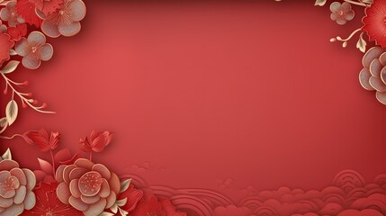 red envelope banner background for Chinese New Year Day
