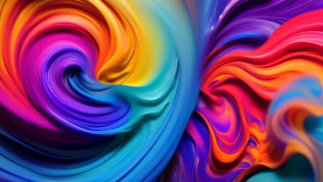 Colorful Abstract Paint Splash Background	
