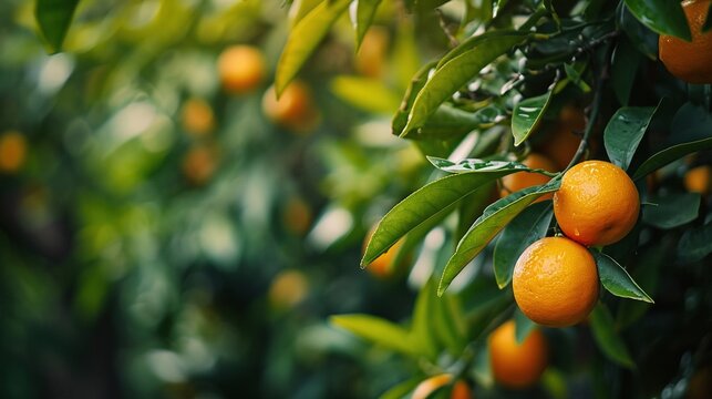 A Close-up Photography of Fruits Hanging in a Tree