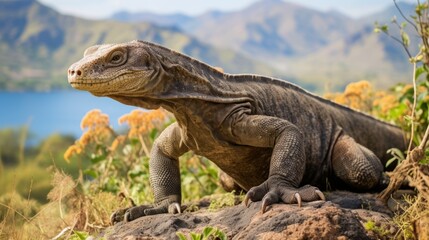 Fototapeta premium island land Dragon Comodo