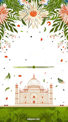 Fototapeta premium Background Wallpaper for Indian Special Occasions