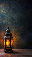 Elegant Islamic Ramadan Lantern Illuminating the Darkness