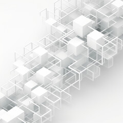 Fototapeta premium white background created with Generative Ai