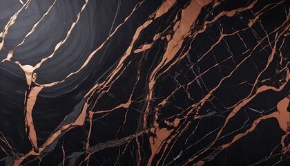 Luxury black and copper marble block texture 
