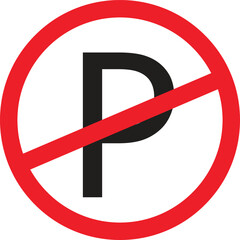 No Or Not Parking Icon