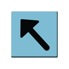 Arrow set vector icons. Black vector arrows isolated on white background. Vector illustration.

