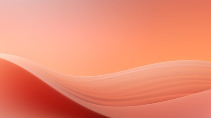 abstract background, wavy lines and a soft gradient in pink and peach fuzz tones. backdrop, texture for your design.