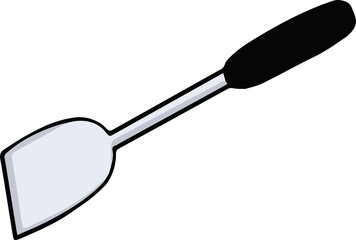Spatula kitchen utensil illustration