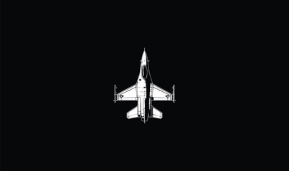 jet f16, art, logo, icon, idea, concept, military, army jet,