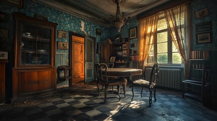 Beautiful Wallpaper of the Interior Scene