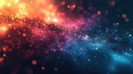 Beautiful Wallpaper of Particle Effects - obrazy, fototapety, plakaty