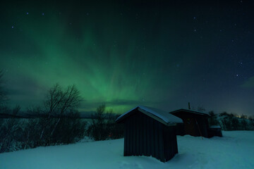 Image of the Northern Lights in Abisko, Sweden