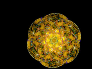 Imaginatory fractal abstract background Image