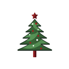 illustration of Christmas_tree about Christmas