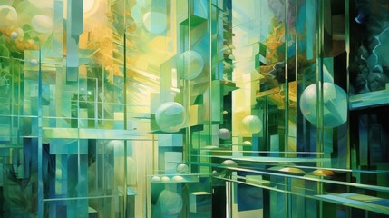 abstract painting called gestrification