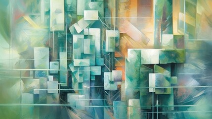 abstract painting called gestrification