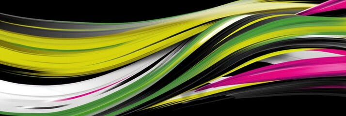 An abstract representation of flowing data streams in a modern and sleek design