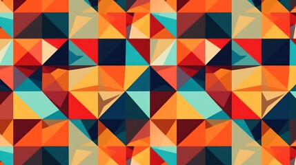 Obraz premium Colorfull geometric patern