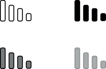 black and white button