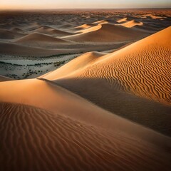 Daniel Kordan's photographic artistry brings to life a panoramic view of a Dutch desert, where rolling dunes and unique geological features create a mesmerizing scene