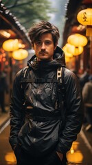 Obraz premium thumbnail for a vlog in japan