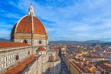 Fototapeta na wymiar Florence, Italy Skyline with the Duomo
