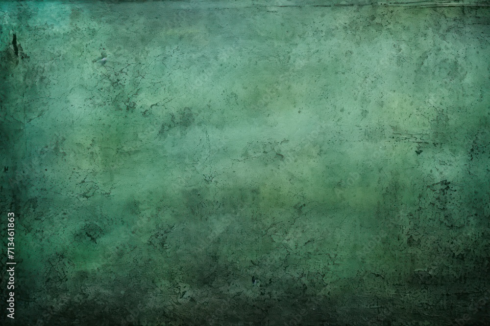 Poster a green grungy background with a black border and a white border on the right side of the image.