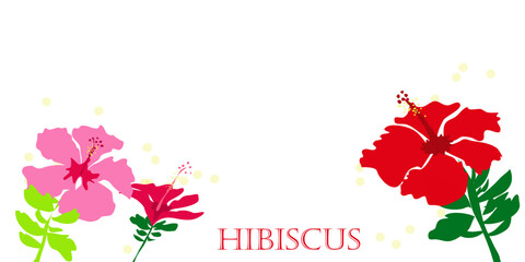 Sfondo  hibiscus  - obrazy, fototapety, plakaty
