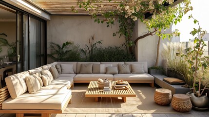Luxe Terrace Room Design