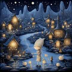 Fototapeta premium AI Generated Cats Sleeping Inside A Victorian Home Photo