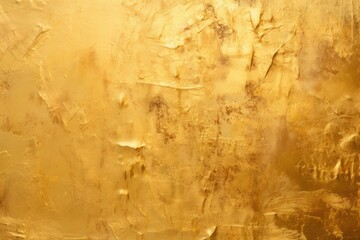  a close up of a gold colored wall with a black and white cat in the foreground and a black and white cat in the middleground.