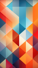 Obraz premium Abstract background colorful geometric pattern. Vertical orientation