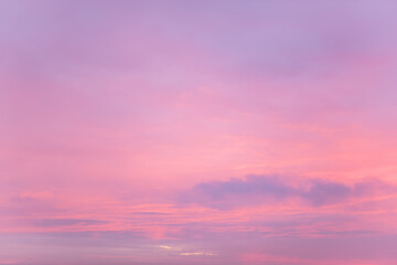 sunrise pink sky with clouds