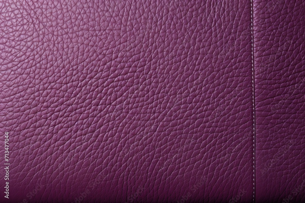 Poster a close up view of a purple leather texture with a black stripe on the bottom of the image and a bla