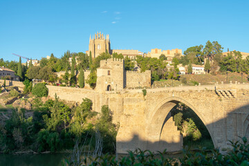 Obraz premium Toledo, the city of three cultures: Christian, Muslim and Jewish. Spain. Europe. 