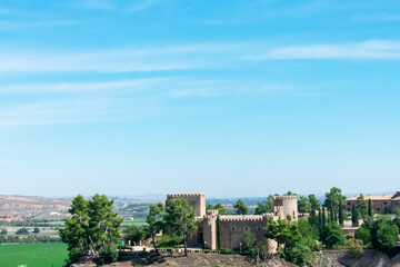 Fototapeta na wymiar Castle of San Servando. Toledo, the city of three cultures: Christian, Muslim and Jewish. Spain. Europe. 