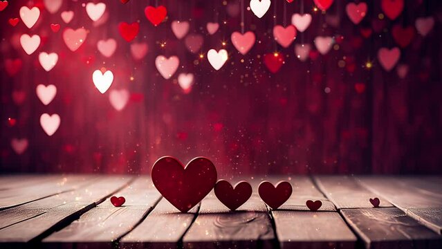 romantic background motion graphic, abstract background , valentines, love background, luxury background animation 4k