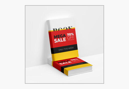 Book Mockup with Label