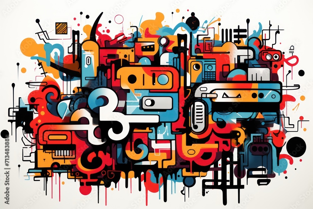 Poster a picture of a bunch of different things that are in the shape of a bunch of different things that a