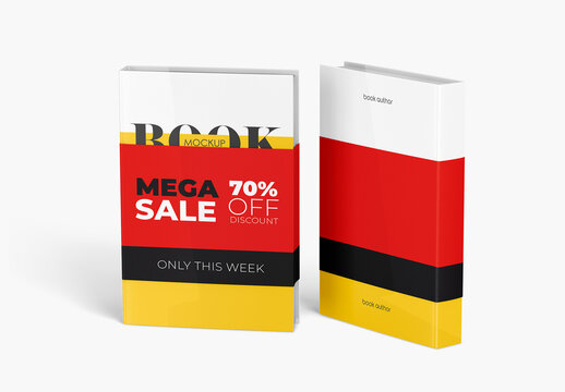 Book Mockup with Label