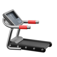 PNG 3D Treadmill icon isolated on a white background