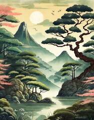 Japanese Zen Forest