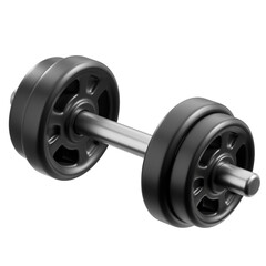 PNG 3D Barbell icon isolated on a white background