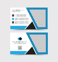 Creative Corporate business card, modern, layout, company, publication, promotion, proposal, personal, company, design, , page, colorful, advertising, marketing,  blue black business card design.