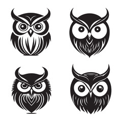 A Owl Icon vector design 