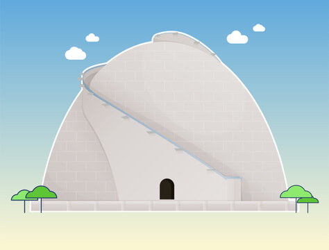Patna City - GolGhar Building -  Icon Illustration