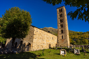 Sant Climent de Taüll, Bohí Valley (La Vall de Boí) Catalan region of Alta Ribagorza, province...